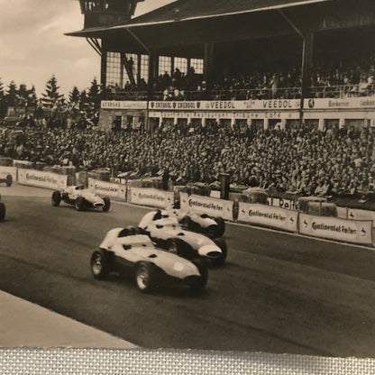 Vintage Car Racing Photo Postcard Post Card Photograph Nurburgring