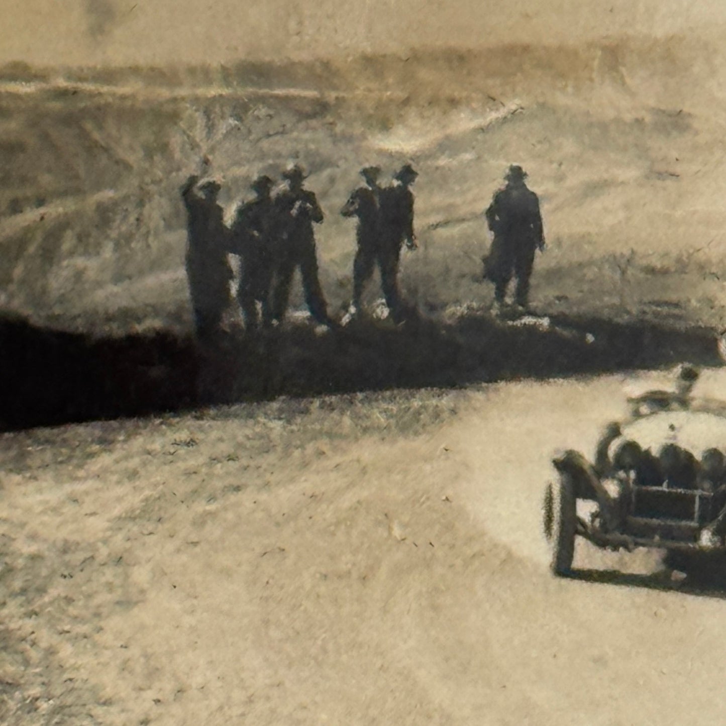 Vintage Racing Car Photo Photograph Early Automobile Motorsport