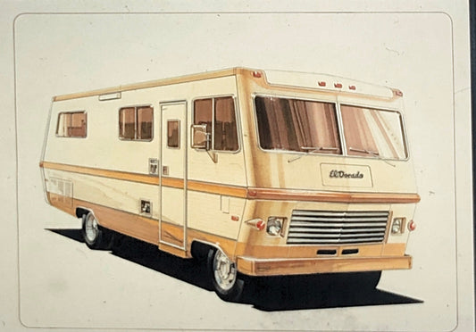 35MM Vintage Photo Slide Concept Prototype Design Sketch Illustration RV Camper