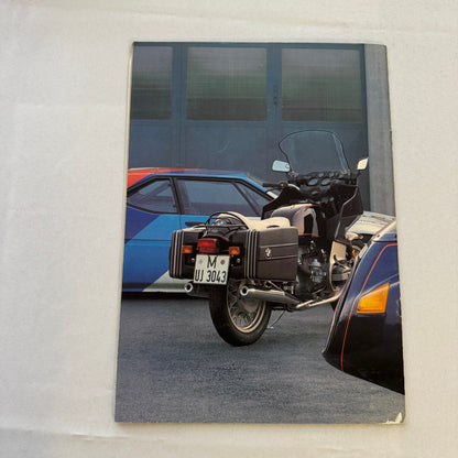 Vintage BMW Motorcycle Bike Brochure R100RS R100RT R100S R100T R80/7 GERMAN
