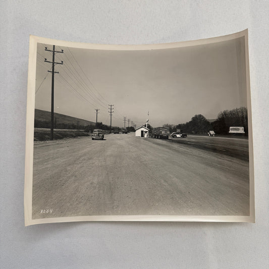 California Highway Inspection Station Vintage Photo Photograph