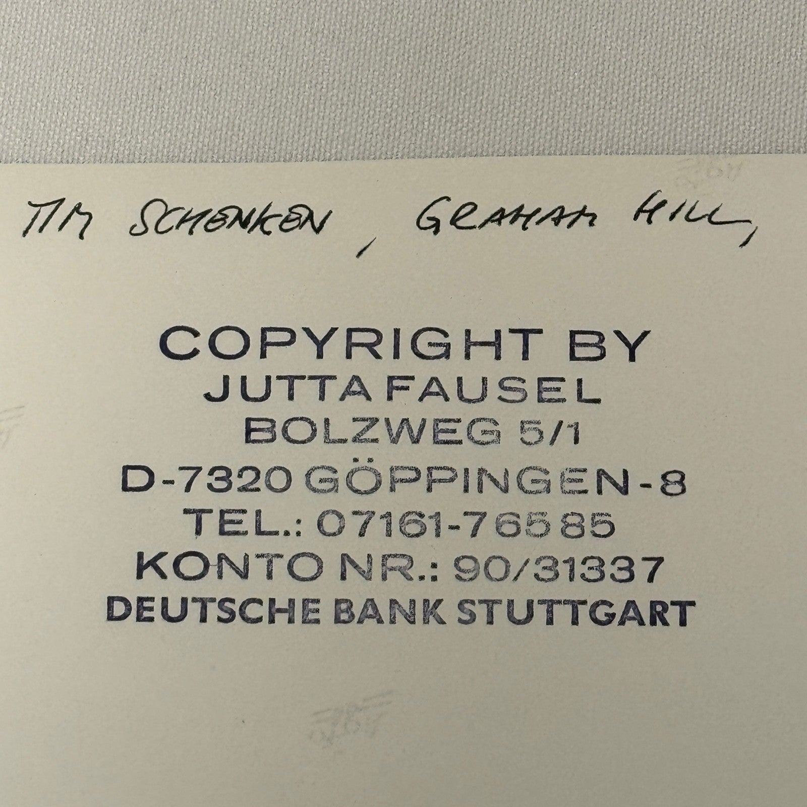 Vintage Racing Photo 1971 Interlagos F2 Race Tim Schenken Graham Hill Bob Wollek