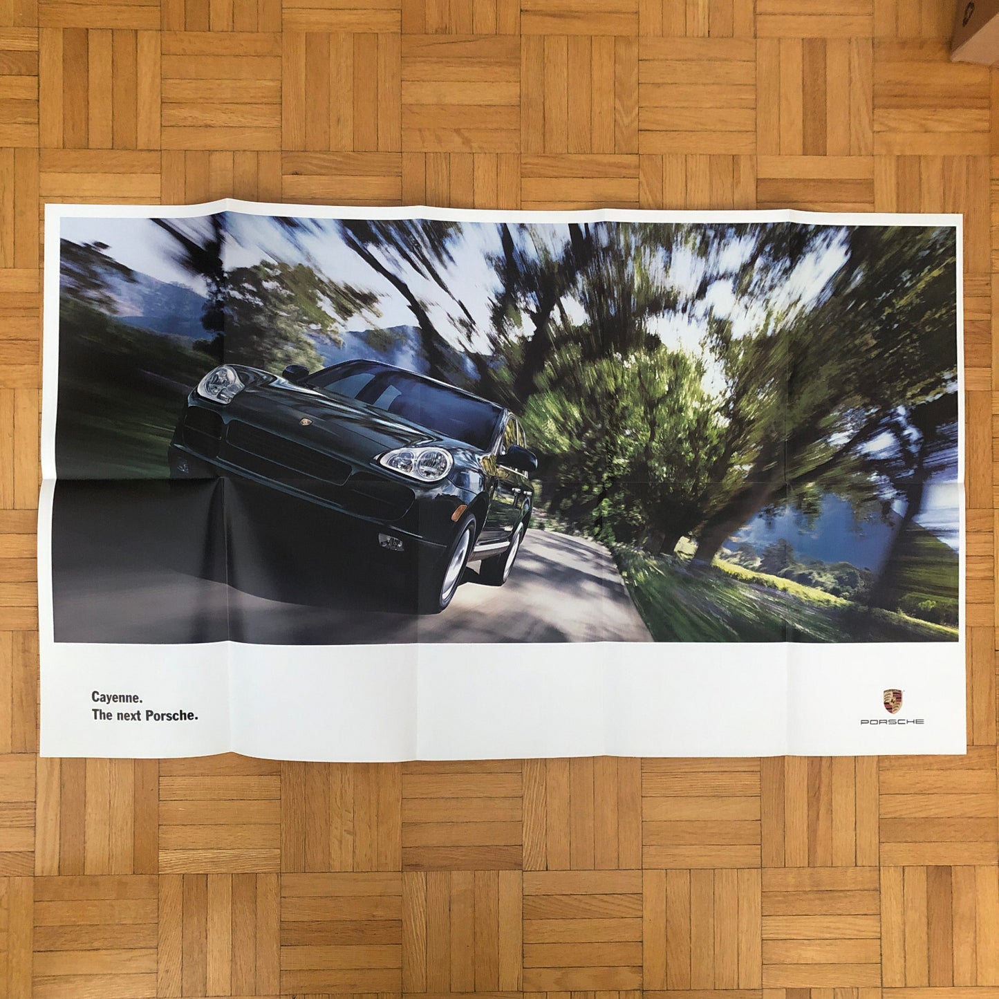 2002 Porsche Poster Sales Brochure Catalog Cayenne 911 Turbo 911 Targa Boxster +