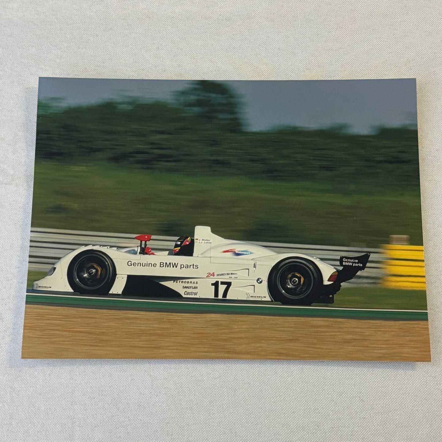 1999 BMW V12 LMR LeMans Racing Press Kit Brochure Photos GERMAN Jenny Holzer Art