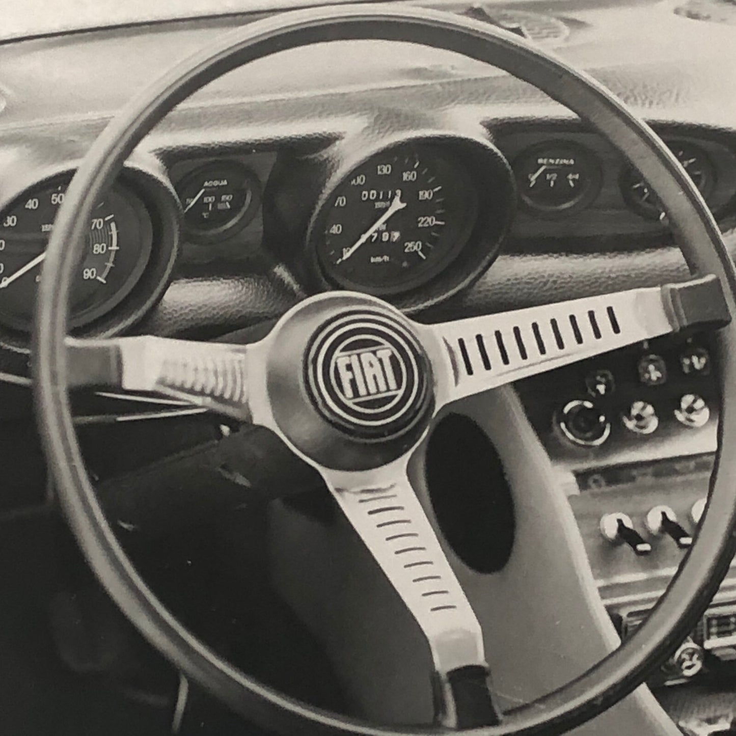 Fiat Dino Coupe Factory Press Photo Photograph