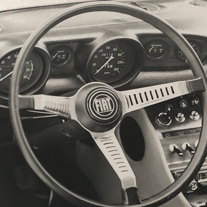 Fiat Dino Coupe Factory Press Photo Photograph