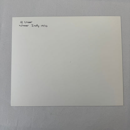 Vintage Indy Racing Photo Al Unser 1970 Car Motorsport Modern Print