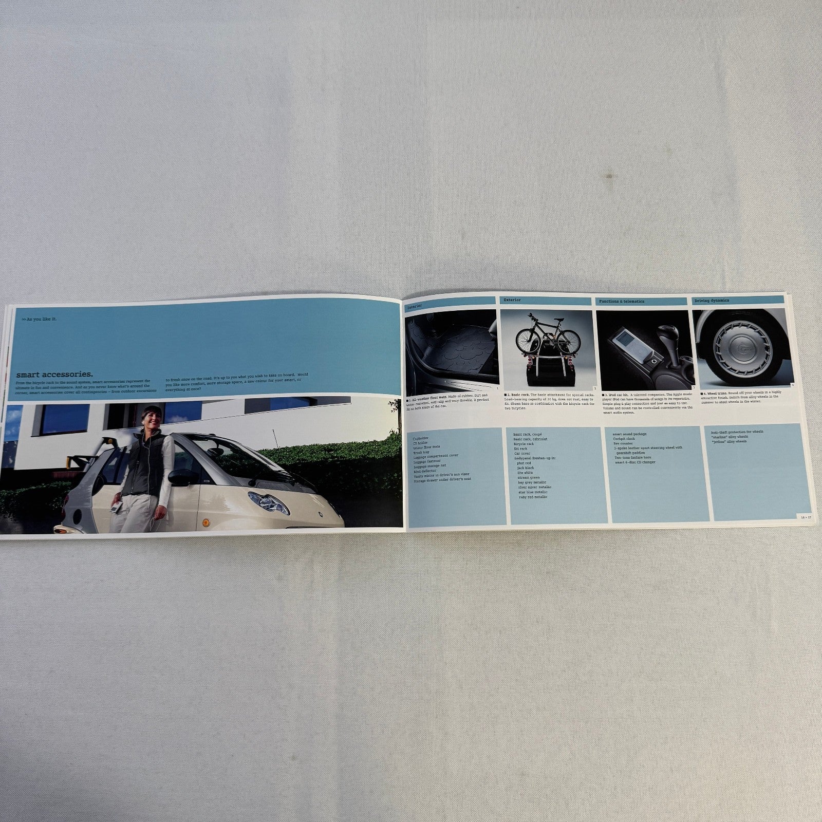 2006 Smart Fortwo Coupe and Fortwo Cabriolet CDI car Sales Brochure Catalog