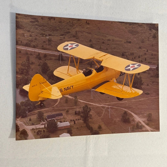 Vintage US Navy Aircraft Airshow Photo Large Format Aviation Photograph Military