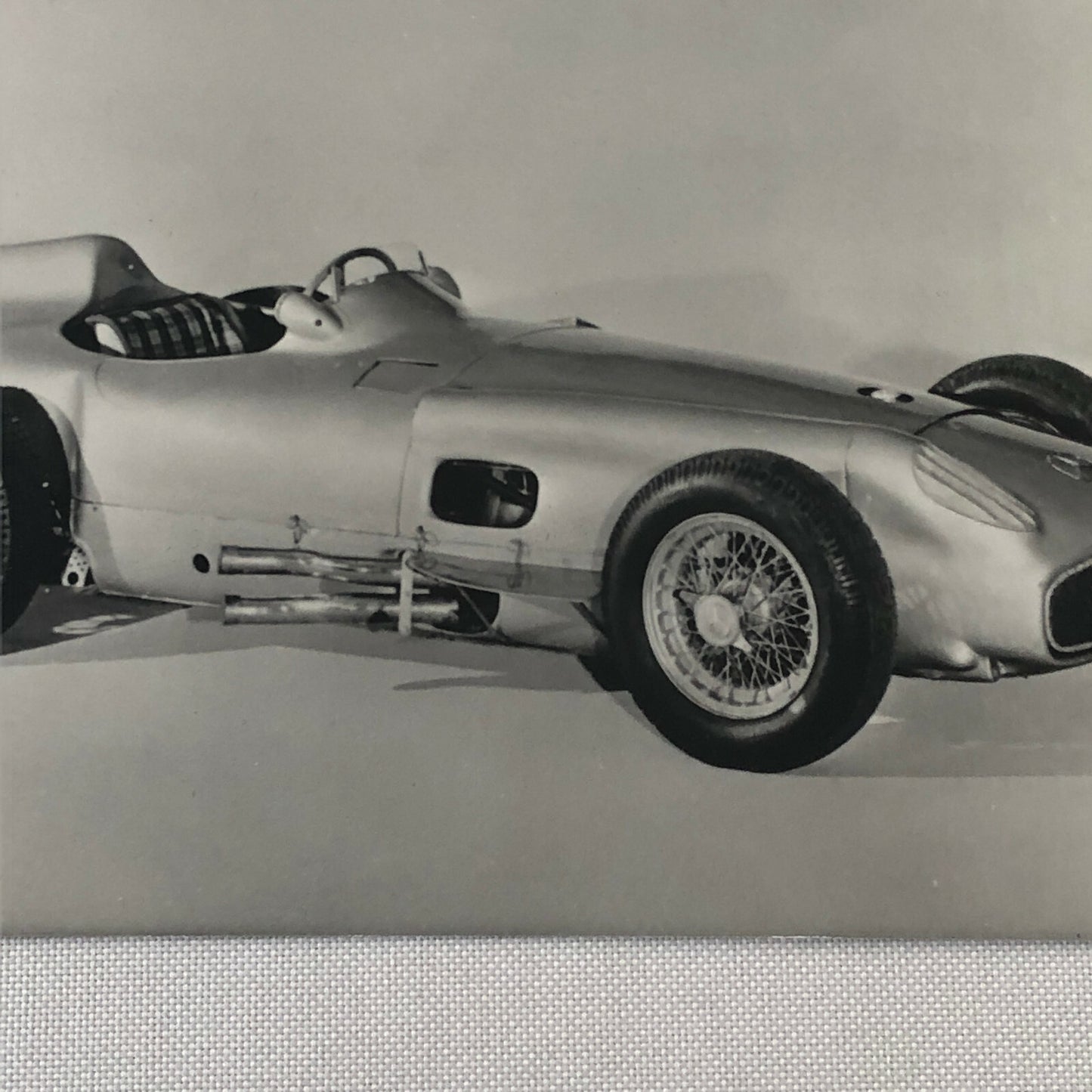 1954 Mercedes Benz W 196 Racing Car Press Photo Juan Manuel Fangio 