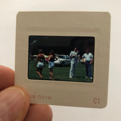 Porsche 911 Car Show 35mm Photo Slide Vintage 1981