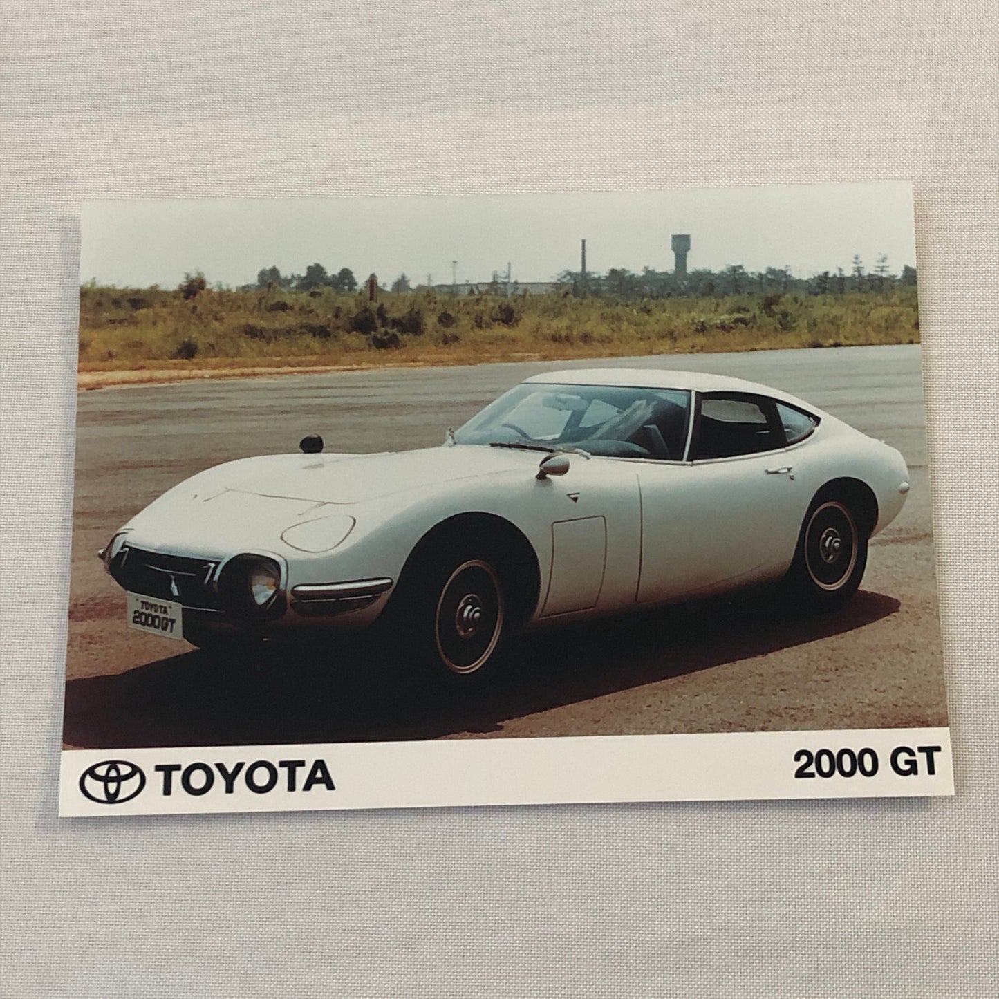 Toyota 2000GT Vintage Car Factory Press Photograph Photo Print 1990s