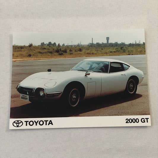 Toyota 2000GT Vintage Car Factory Press Photograph Photo Print 1990s