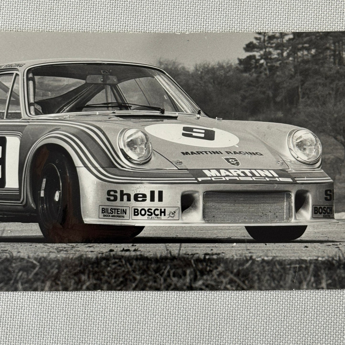 Porsche Carrera RSR 911 Martini Racing Car Photo Photograph Print Vintage 1974
