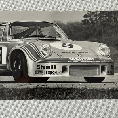 Porsche Carrera RSR 911 Martini Racing Car Photo Photograph Print Vintage 1974