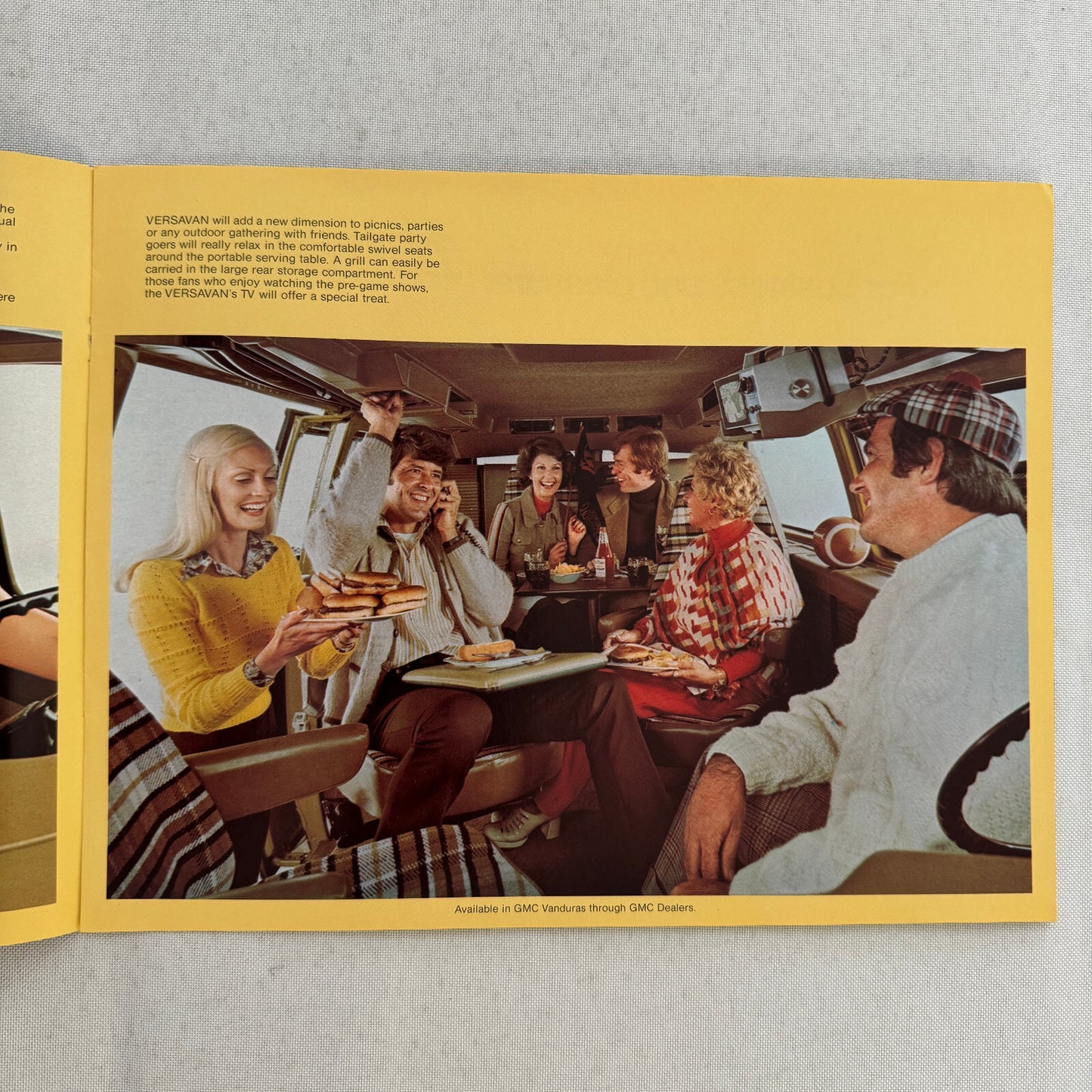 UOP Bostrom Versavan Vintage Conversion Van Sales Brochure Catalog GMC Vandura