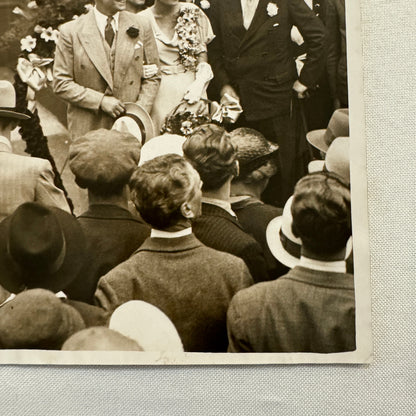 Boxer Kid Berg Married Wedding Marriage Boxing Press Photo Photograph 1933 LNA