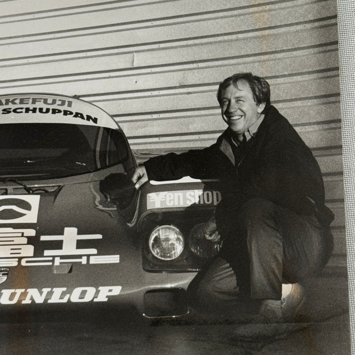 Porsche 962 Takefuji Lemans Racing Car Photo Photograph Print 1988 Vern Schuppan