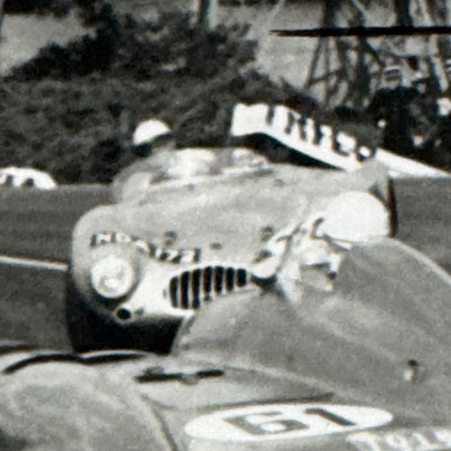 Vintage Racing Photo Photograph Print Unidentified Cars Photo LaFay