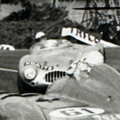 Vintage Racing Photo Photograph Print Unidentified Cars Photo LaFay