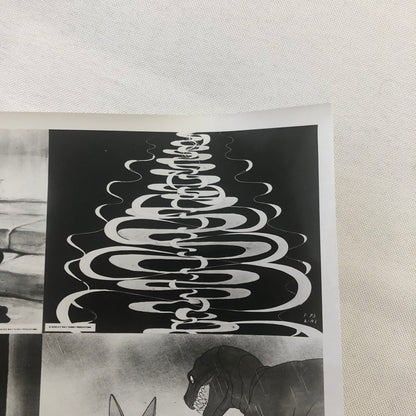 Walt Disney Fantasia Movie Film Press Photo Photograph Mickey Mouse Dinosaurs