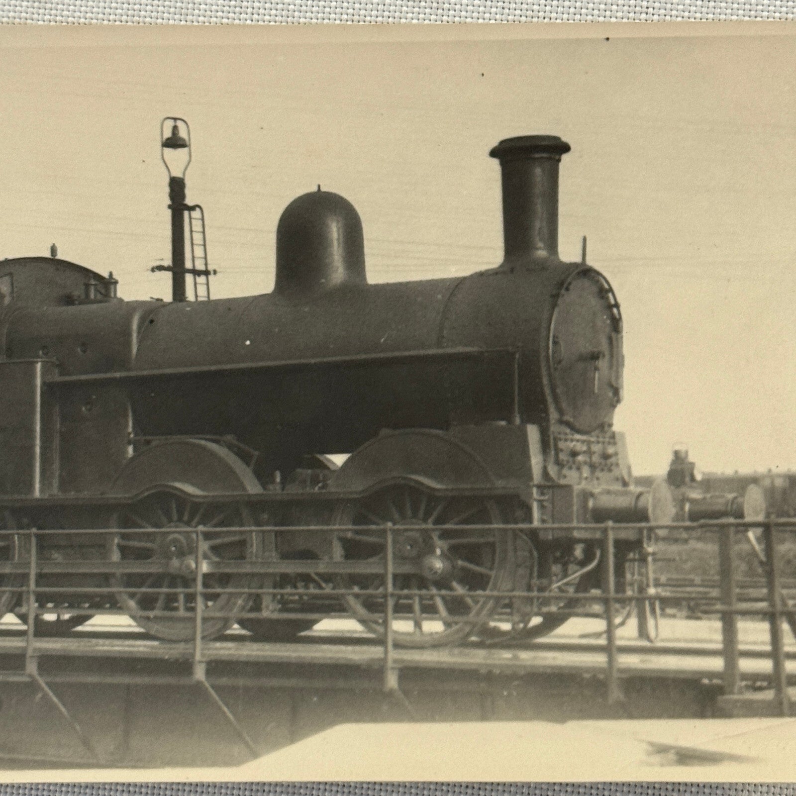Vintage Train Locomotive Photo Photograph Railroad Railway Rail