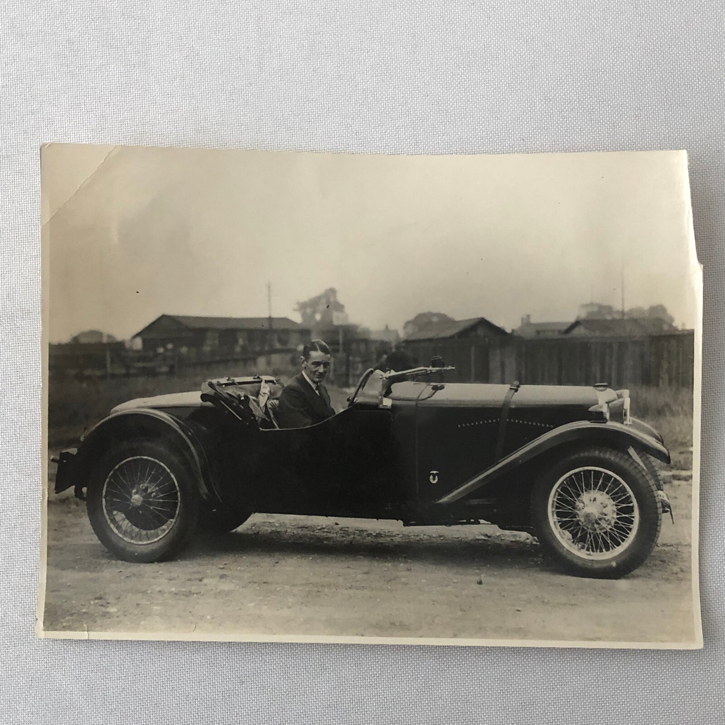 Vintage Car Automobile Photo Photograph Print Lot of 2 - Tag REA22E4