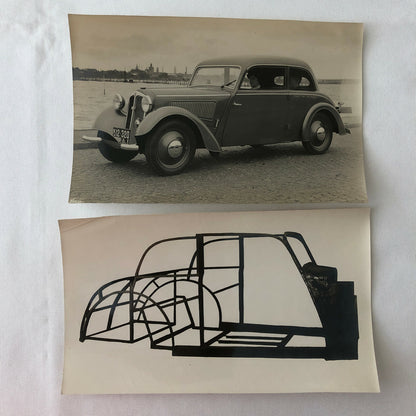 Antique Vintage Auto Union Audi Car Photo Photograph 