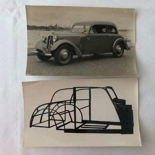 Antique Vintage Auto Union Audi Car Photo Photograph 