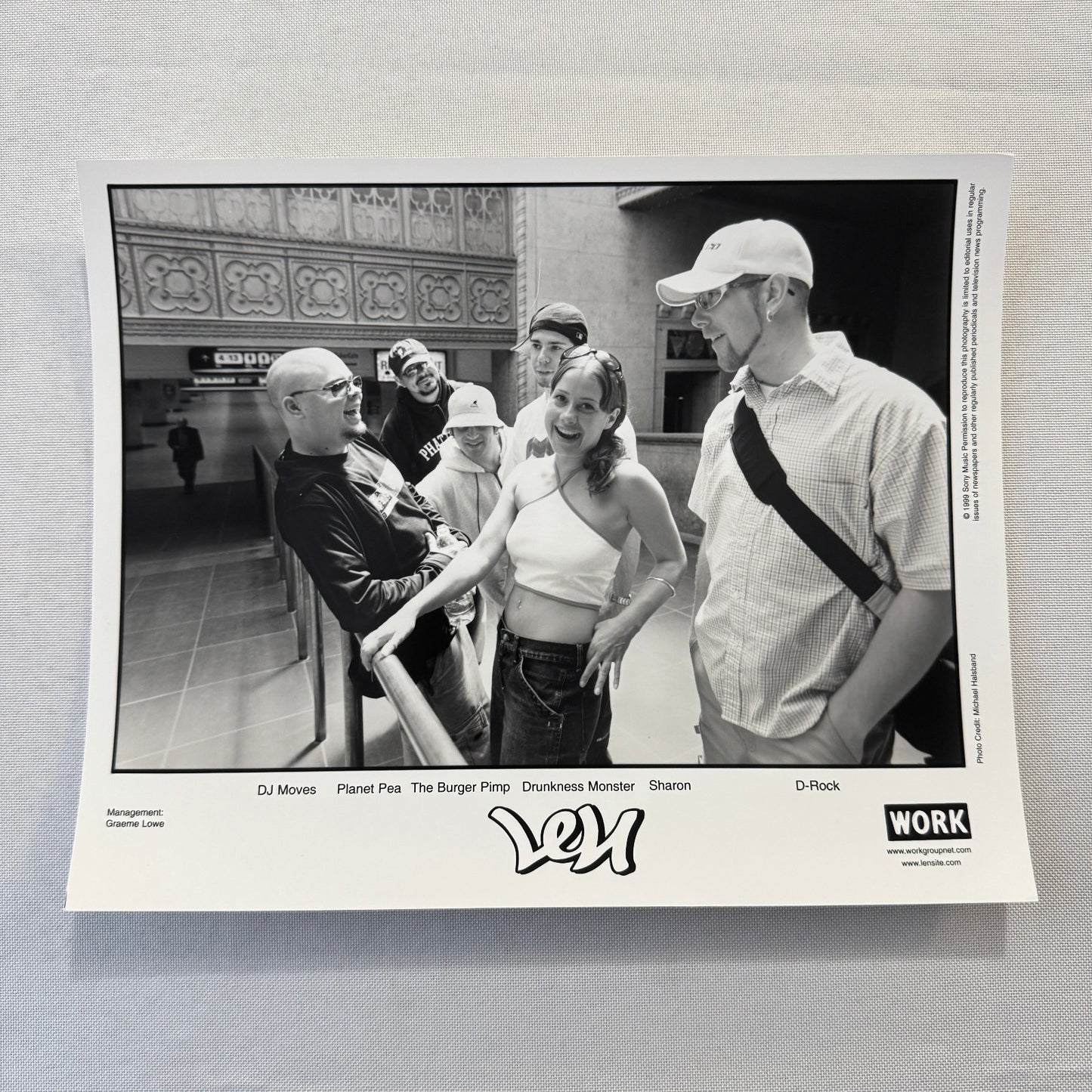 Len Music Publicity Press Photo Photograph Band 1999