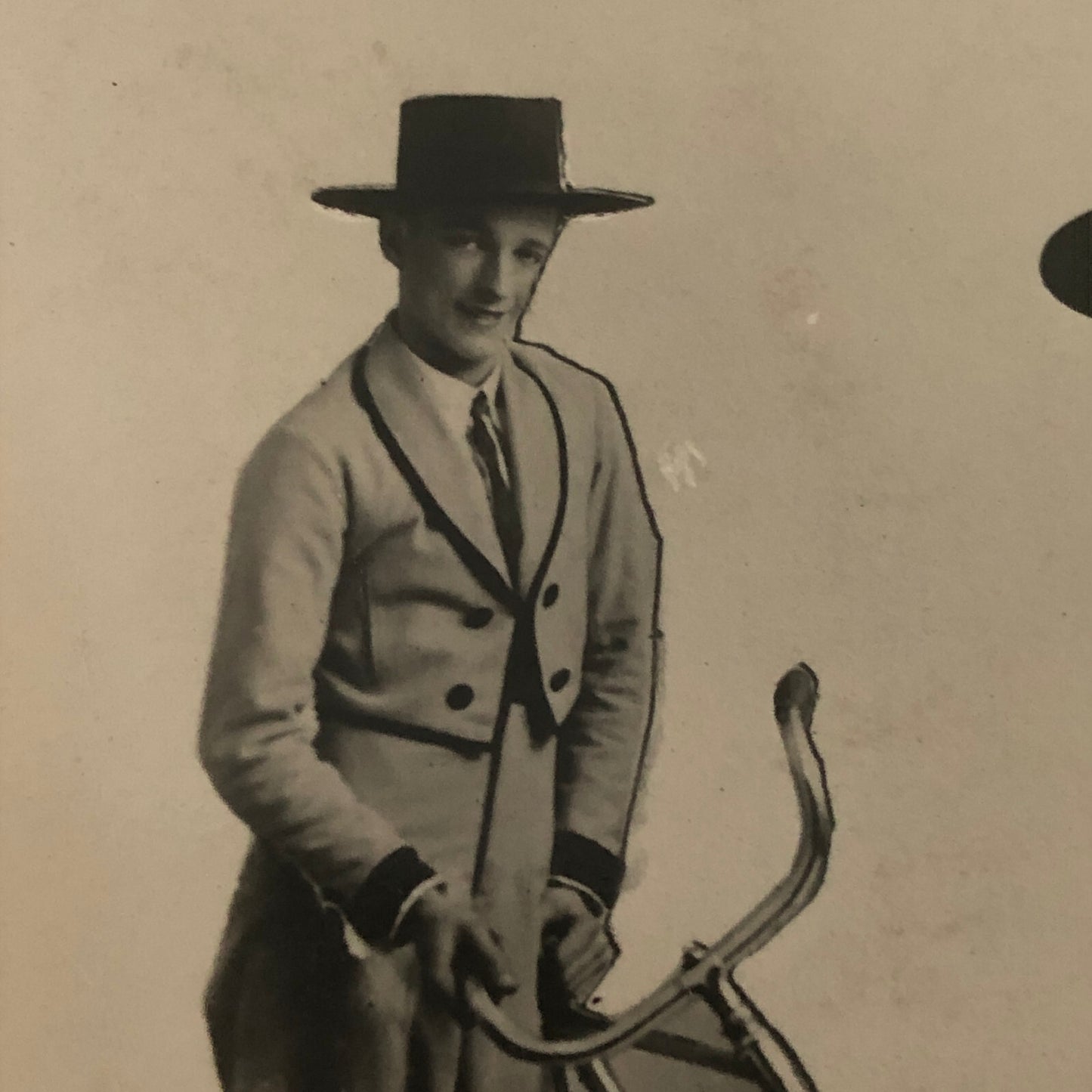 Circus Performer Vintage Photo Photograph Clown Bicycle