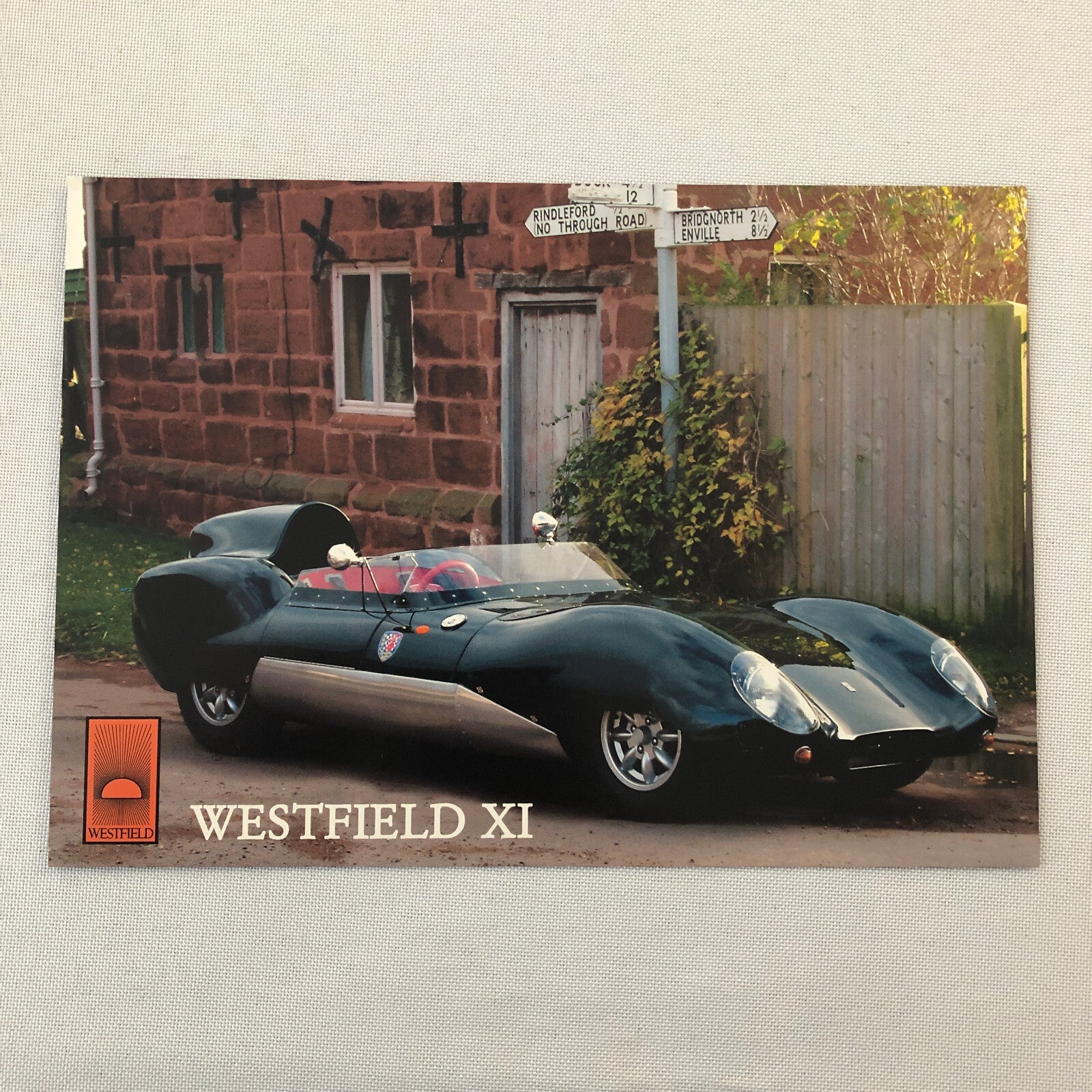 Westfield XI Sports Car Roadster Sales Sheet Brochure Catalog