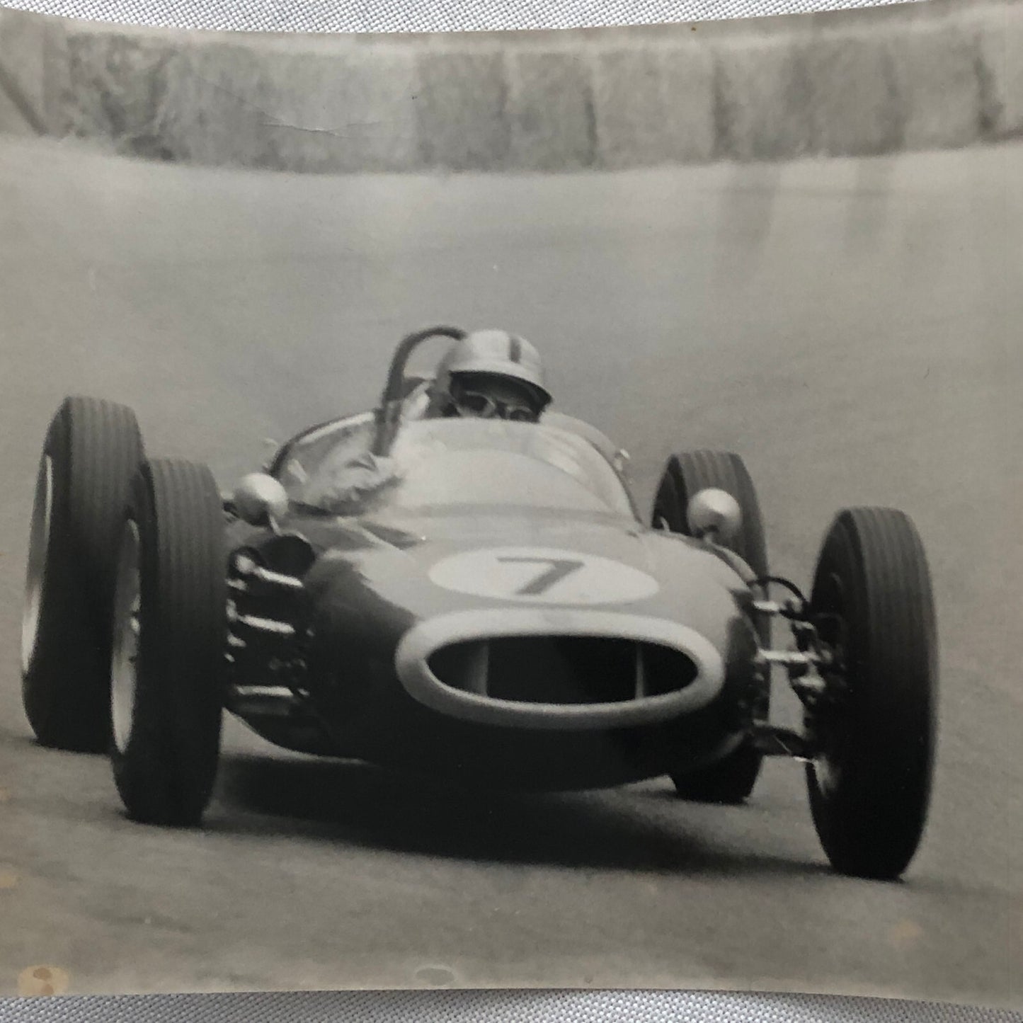 Vintage Solitude Grand Prix Racing Photo Photograph Bruce McLaren Cooper 1961