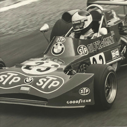 Vintage Racing Car Photo Photograph 1973 Rouen F2 Jean Pierre Jarier March BMW