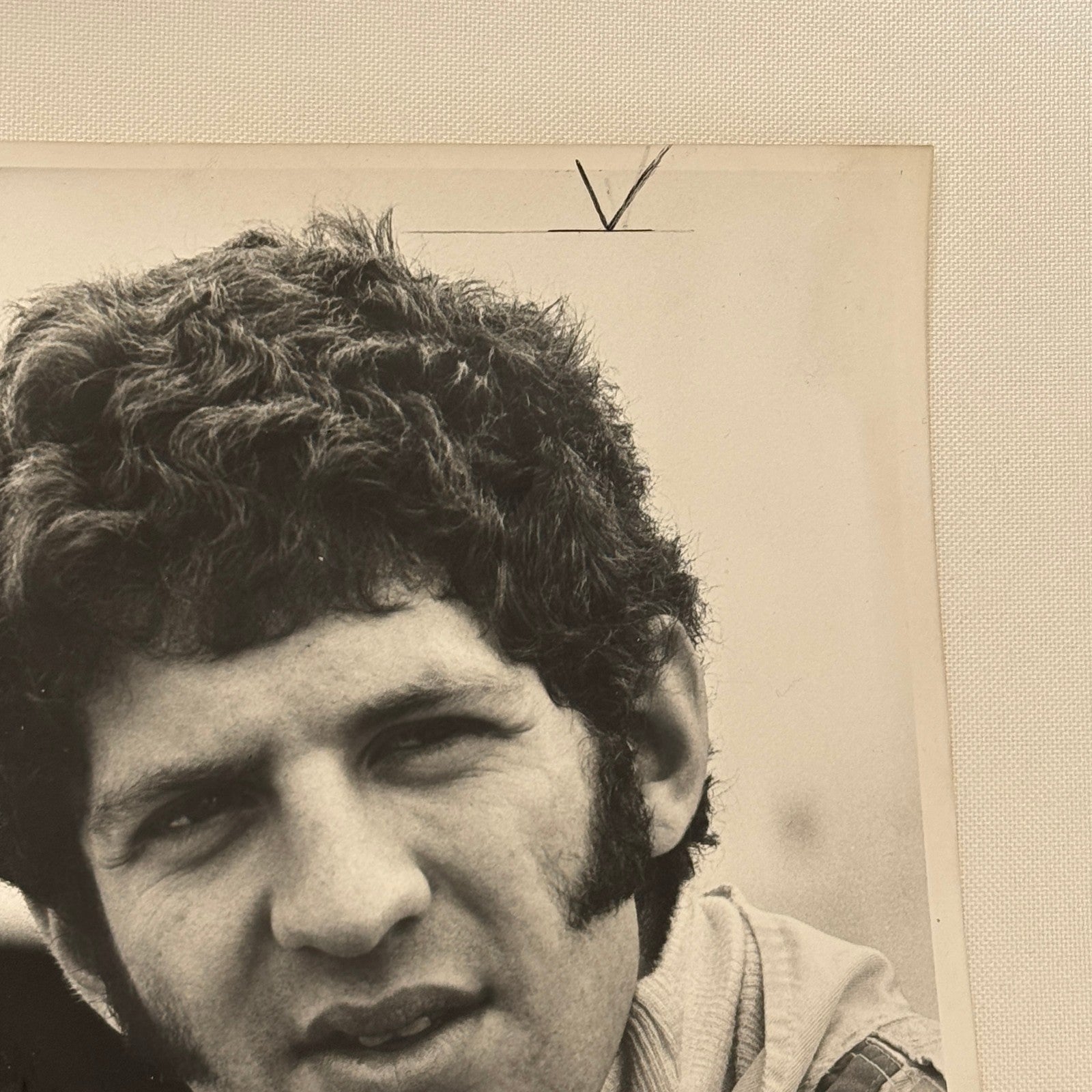 Vintage Jody Scheckter Photo Racing Driver Porsche Werkfoto Press Photograph