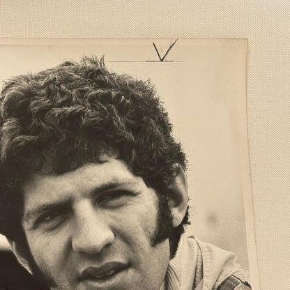 Vintage Jody Scheckter Photo Racing Driver Porsche Werkfoto Press Photograph