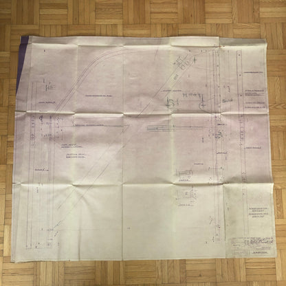 Vintage Porsche Reutter & Co Coachbuilder Factory Part Blueprint Document German