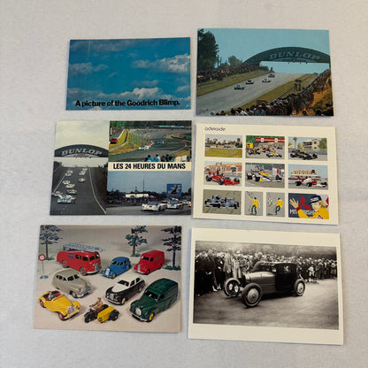 Vintage Transportation Photo and Postcard Lot 36X Car Train Airplane Porsche +