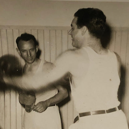 Press Photo Photograph Diplomat Receives Boxing Lesson 1933 Underwood Photo