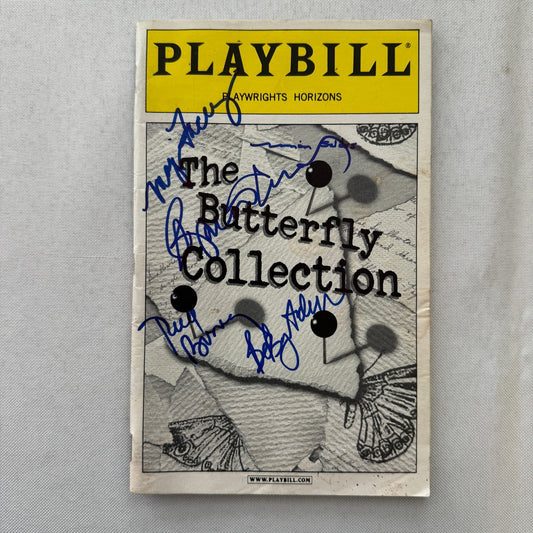 The Butterfly Collection Cast Signed Theater Playbill Autographed Signature 2000