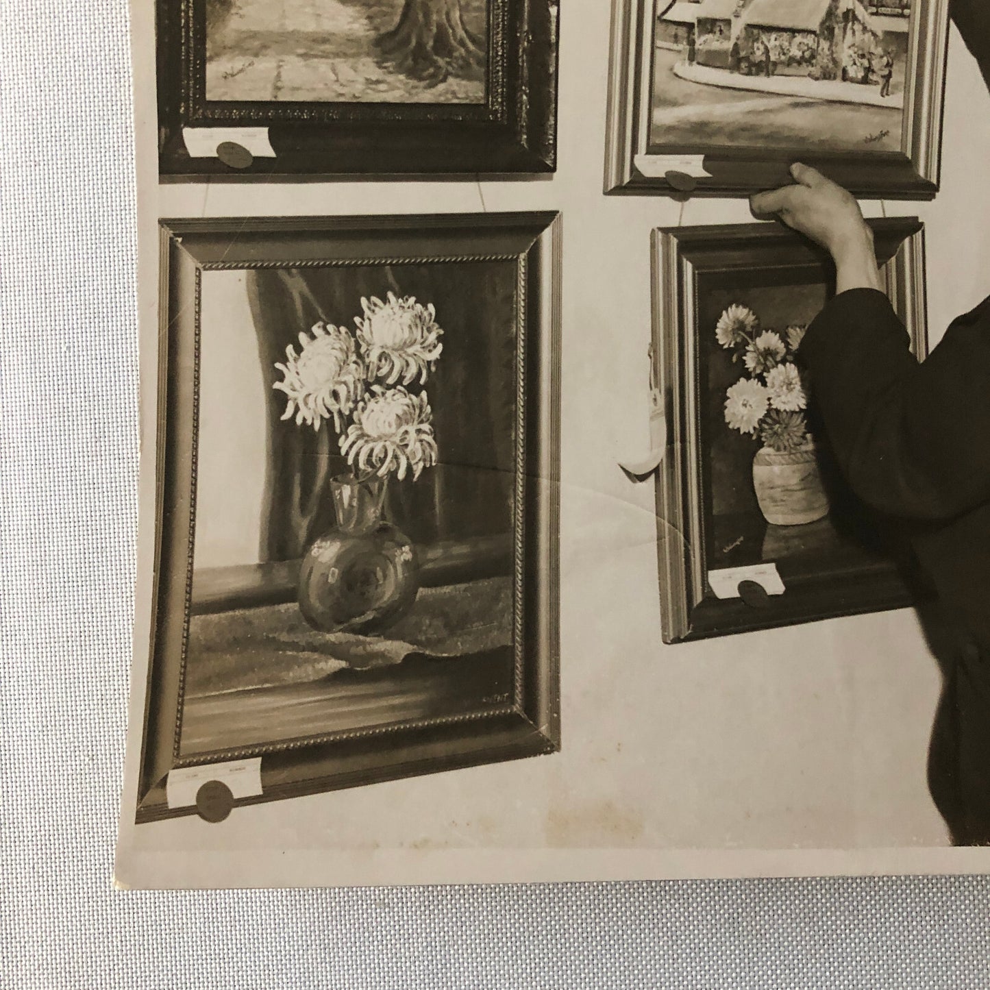 Vintage Press Photo Photograph Great Western Railway Art Painting Exhibit 1933