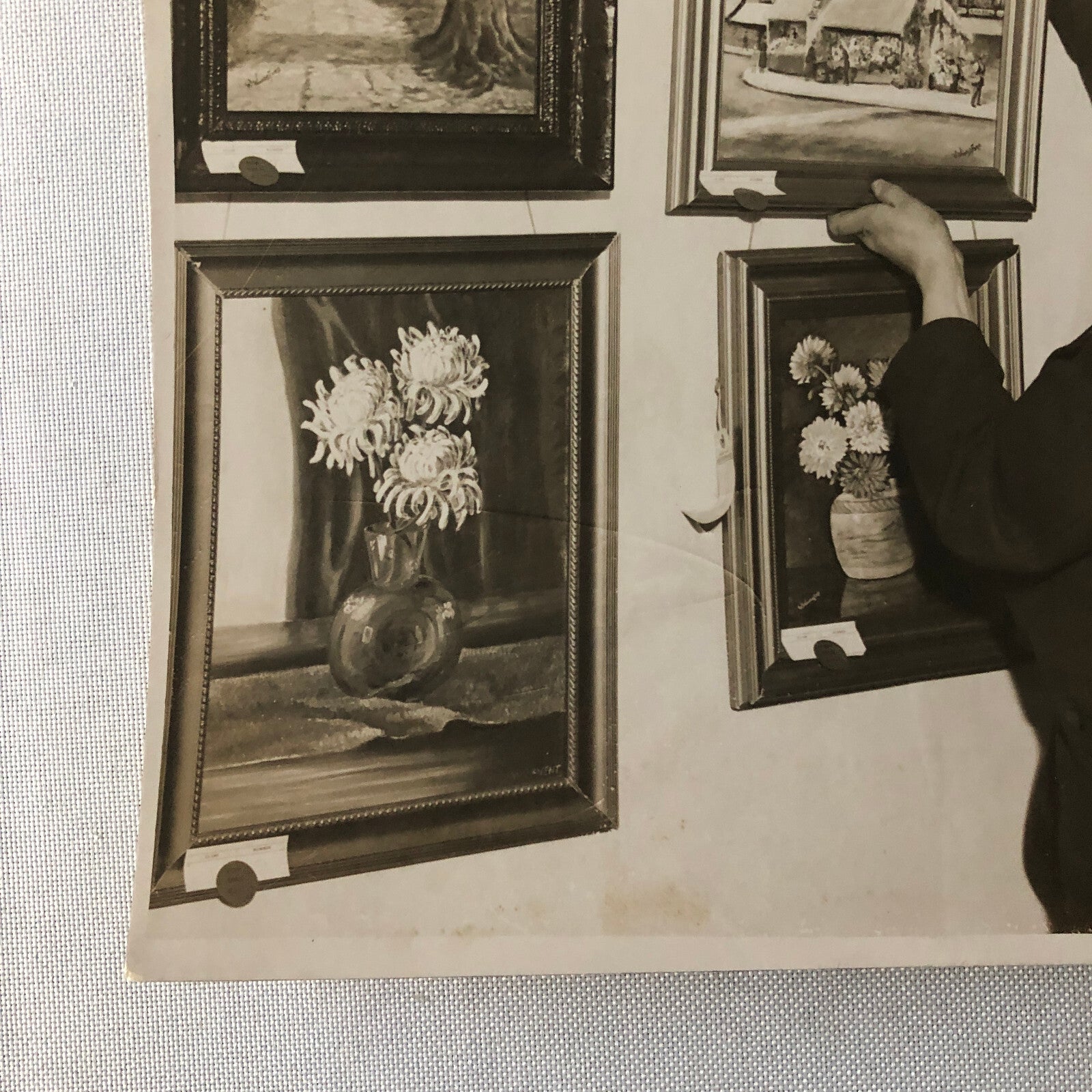 Vintage Press Photo Photograph Great Western Railway Art Painting Exhibit 1933