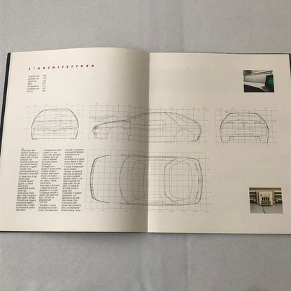 Pininfarina HIT Concept Car Prototype Sales Brochure Catalog Italian