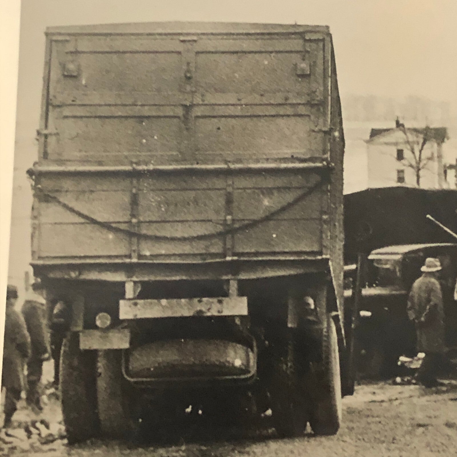 Press Photo Photograph Truck Accident Crash Batavia New York NY Disaster