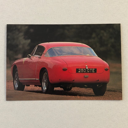 Vintage Ferrari 250 GTE Car Postcard Post Card