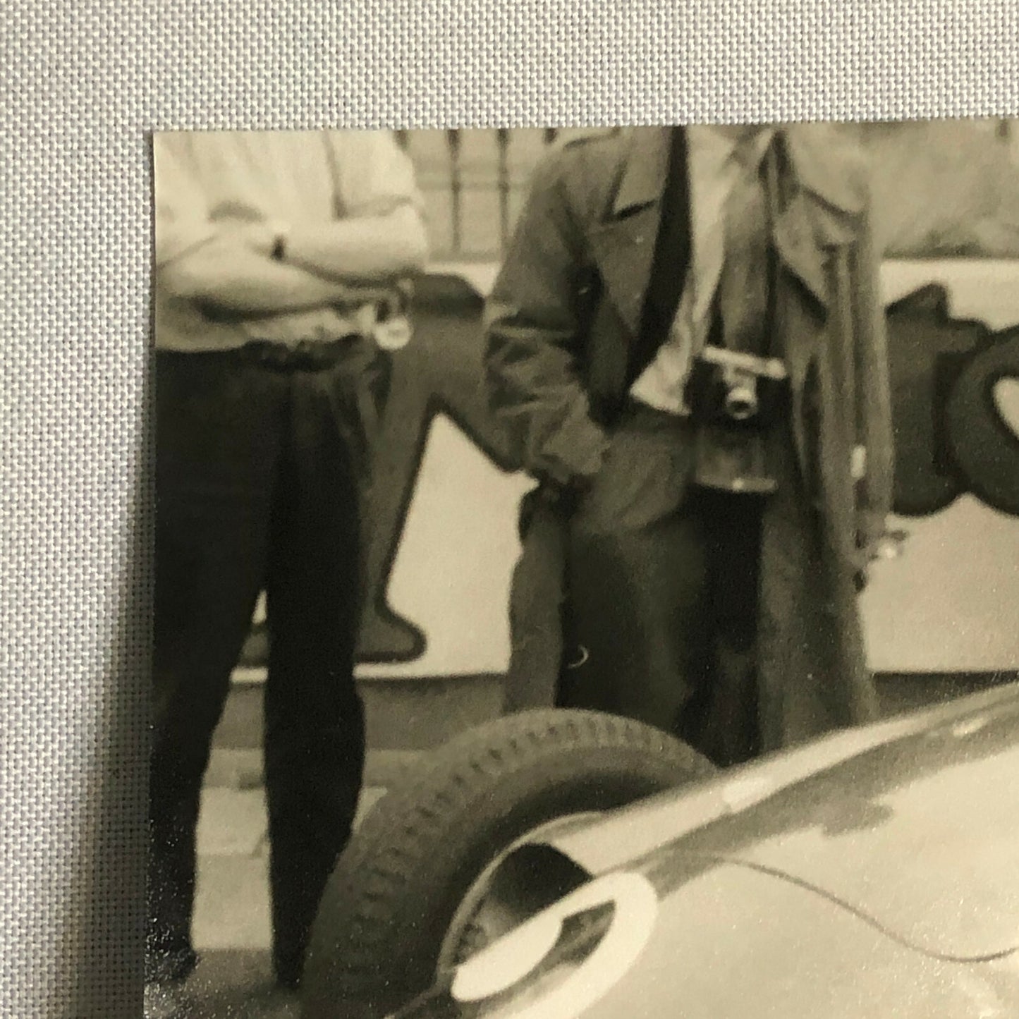 Vintage Grand Prix Car Racing Driver Photo Photograph Print 