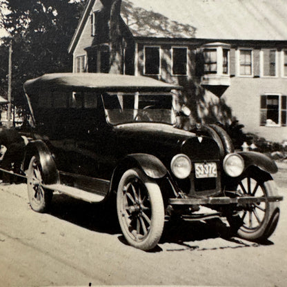 Vintage Car Photo Photograph Print Automobile Snapshot Men with Cars