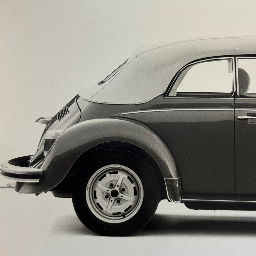 Vintage Volkswagen Beetle Convertible VW Bug Car Photo Photograph Cabriolet