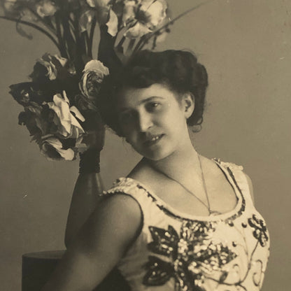 Circus Performer Dancer Acrobat French RPPC Real Photo Postcard Miss Sofia