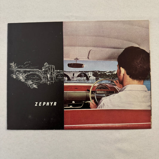 Ford Zephyr Car Sales Brochure Catalog Vintage Advertising